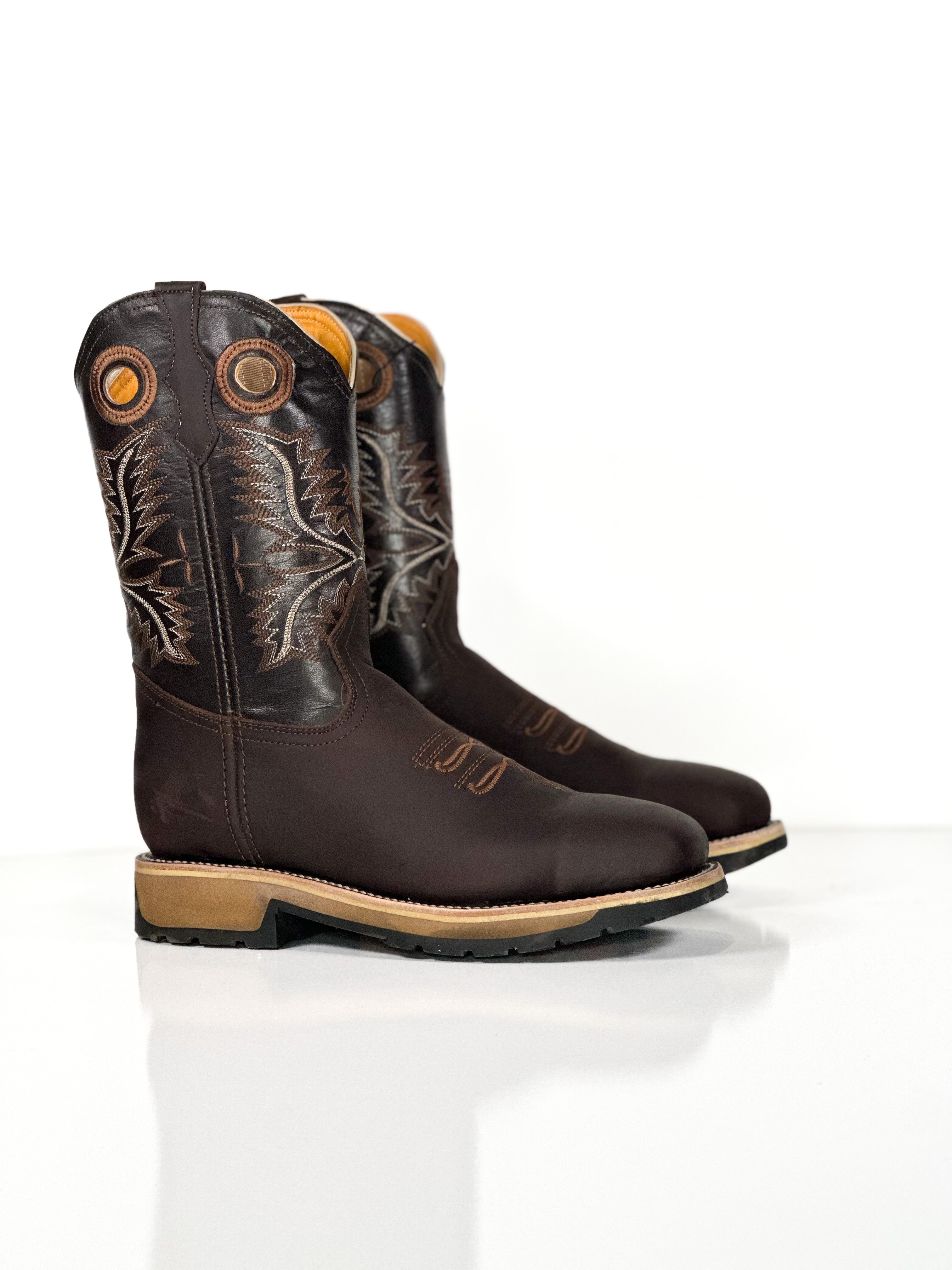 Composite toe work boot-Choco