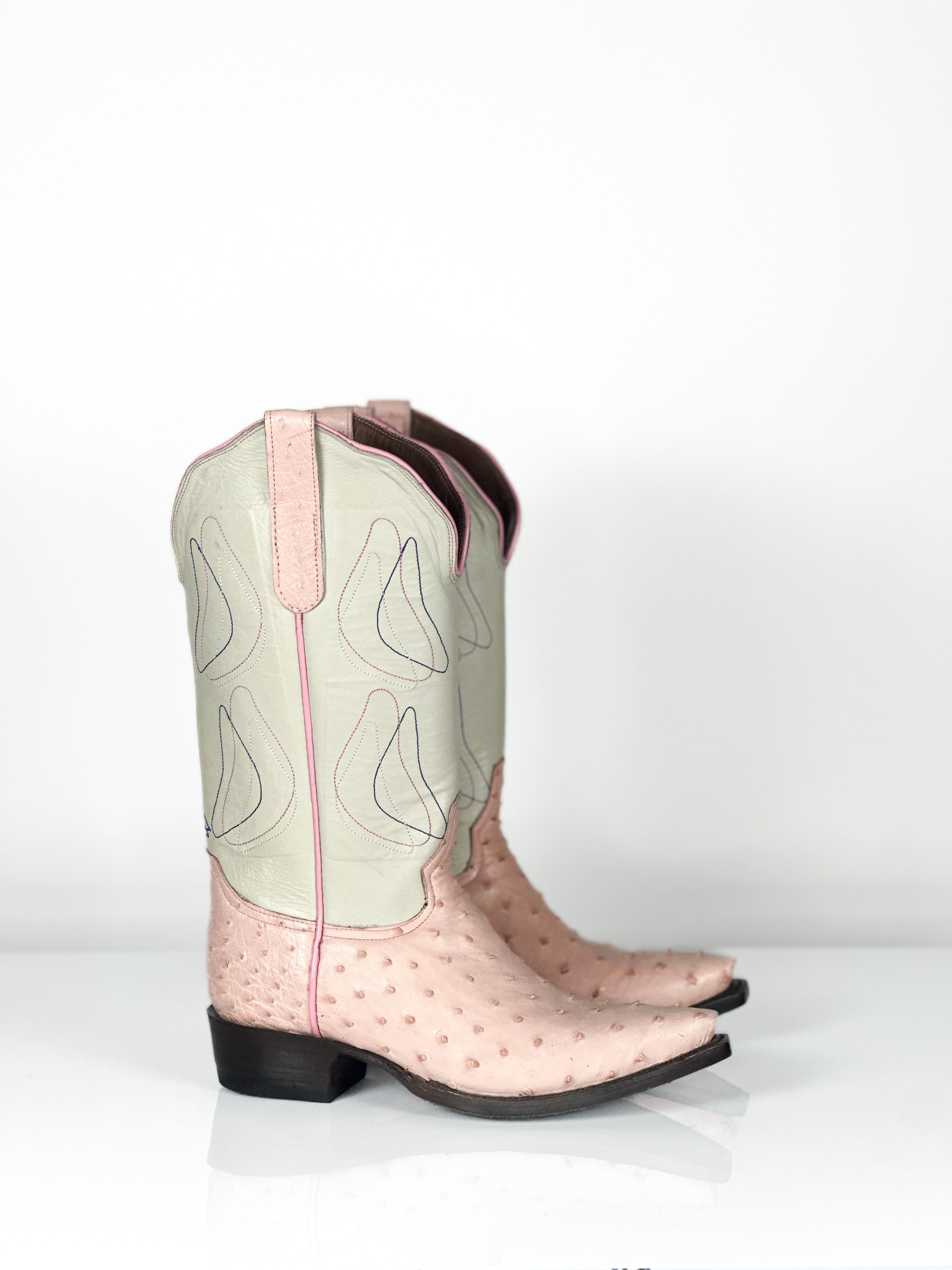 Pink Blossom Boots