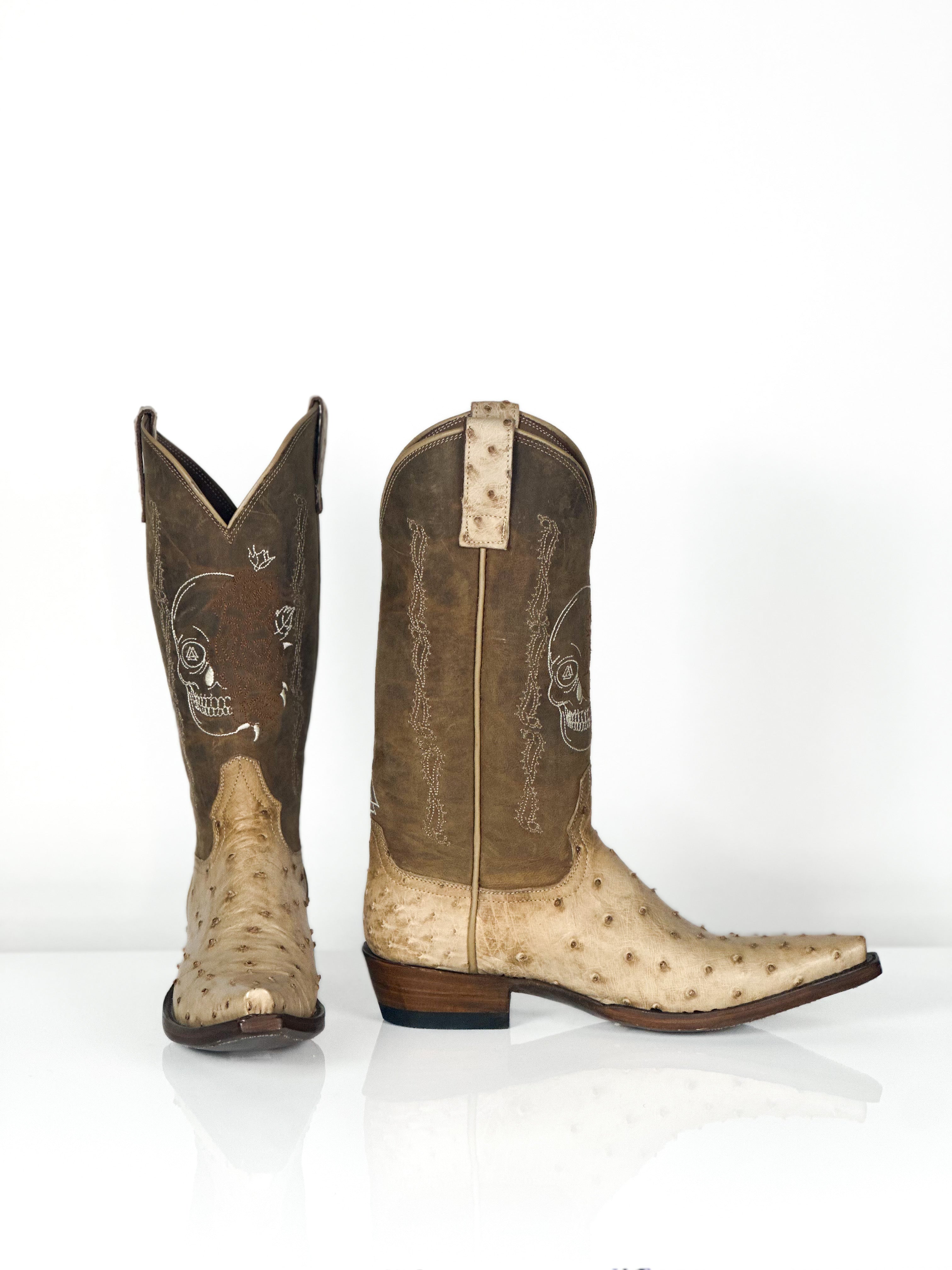 Monroe Ostrich Boots