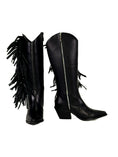 Load image into Gallery viewer, Black Spur Queen Boots
