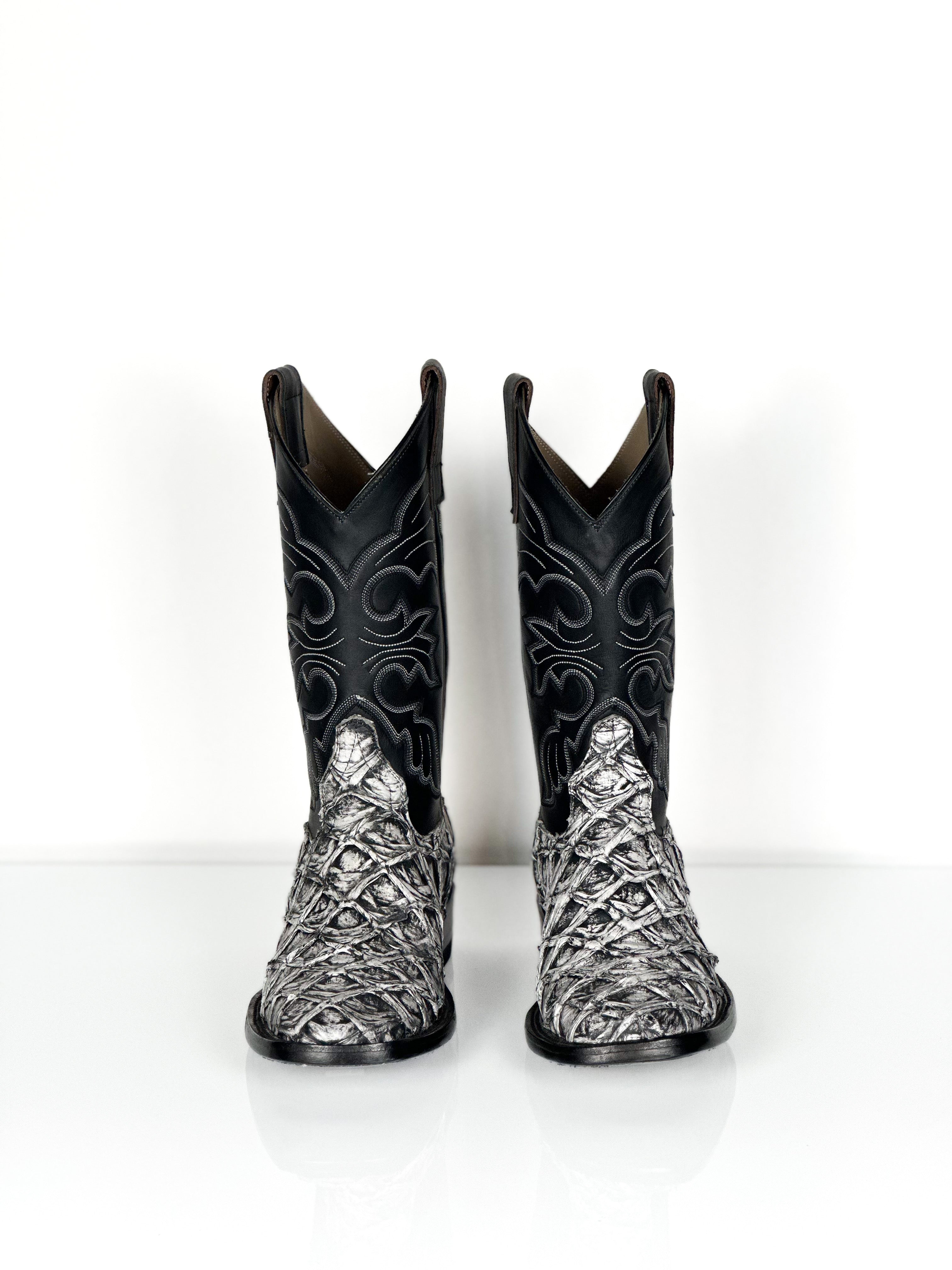 Pirarucu Fish-Web Gray Boots