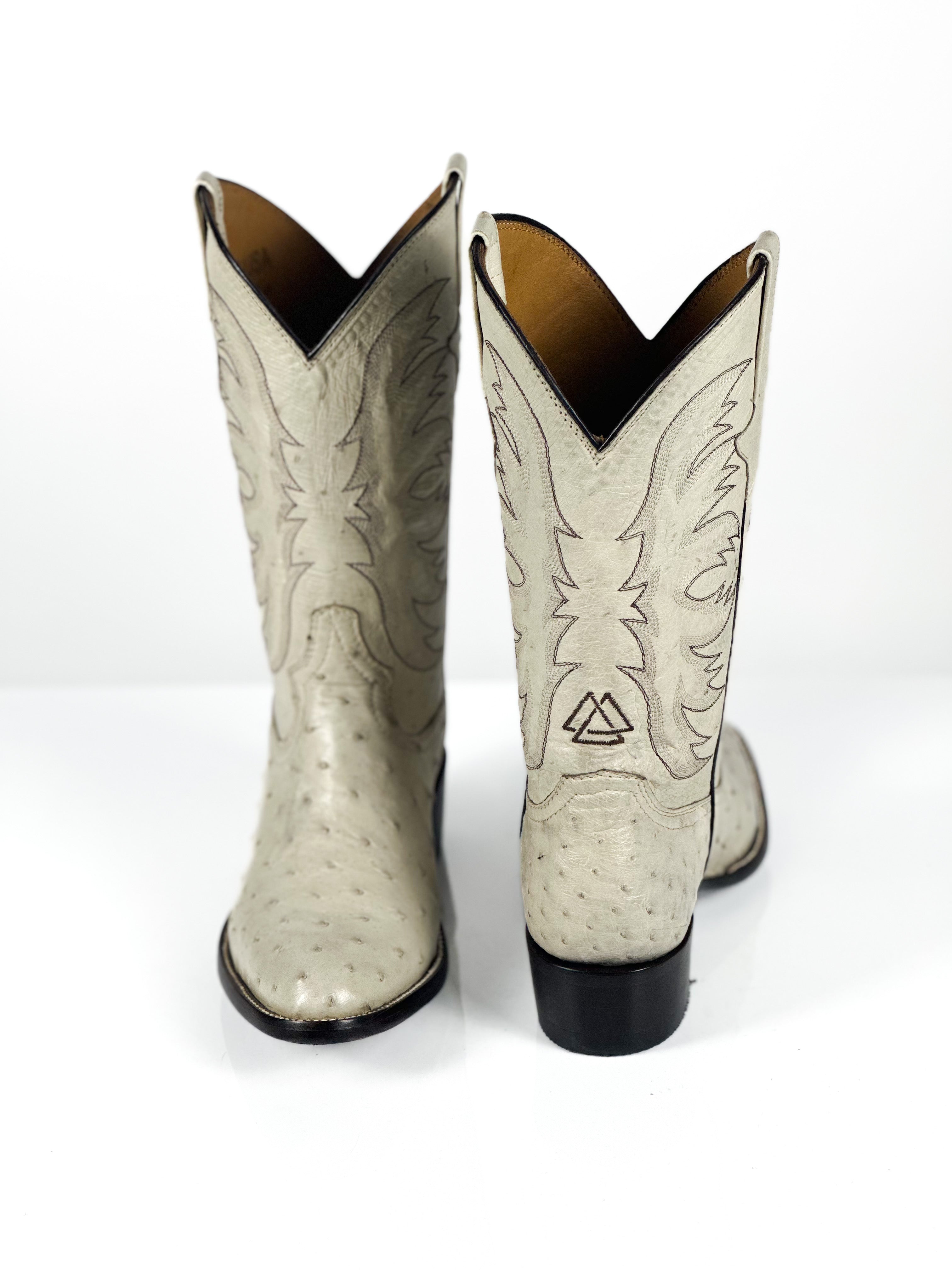 Off-White Ostrich Boots