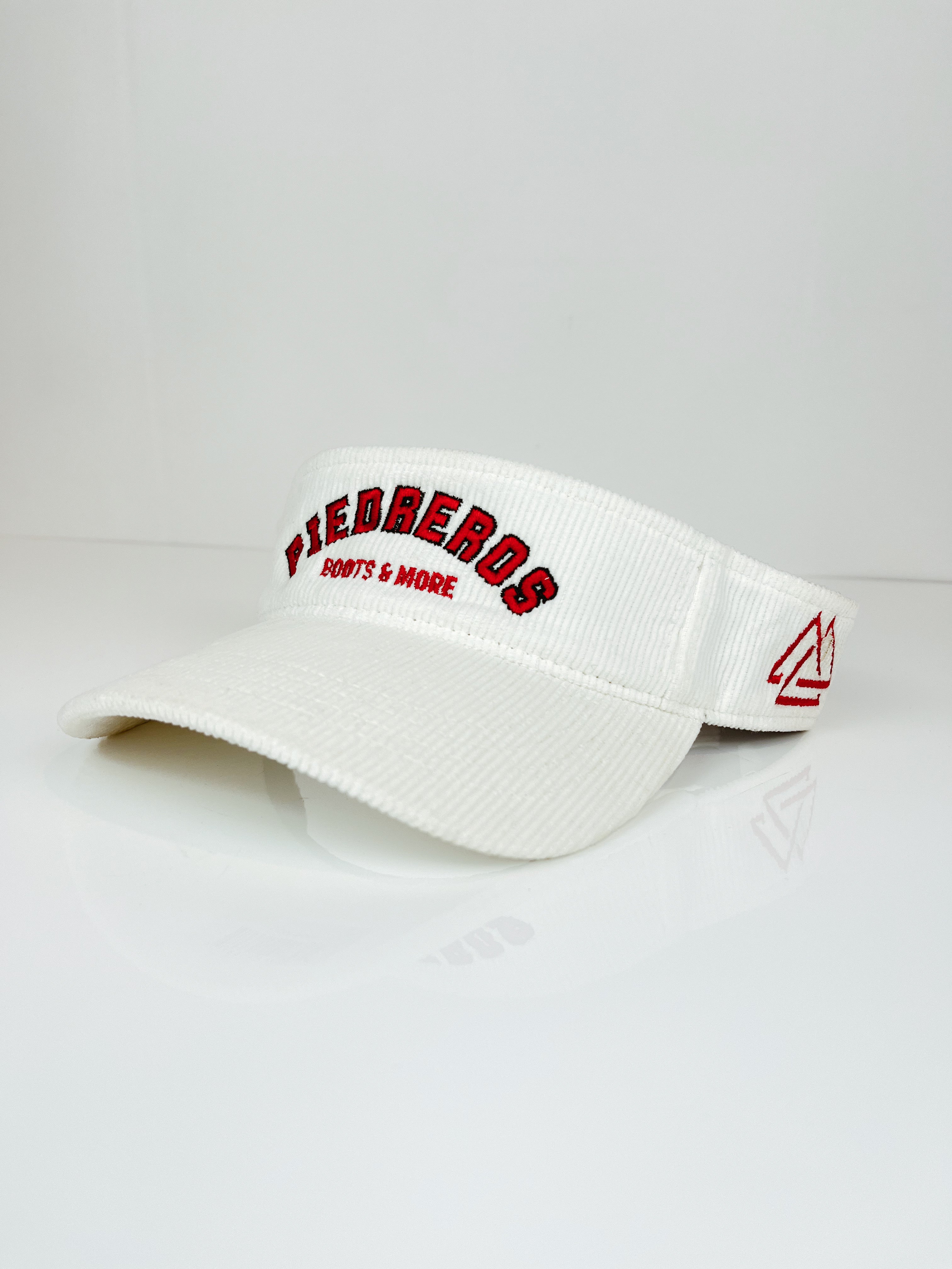 R&B WHITE VISOR LOGO HAT
