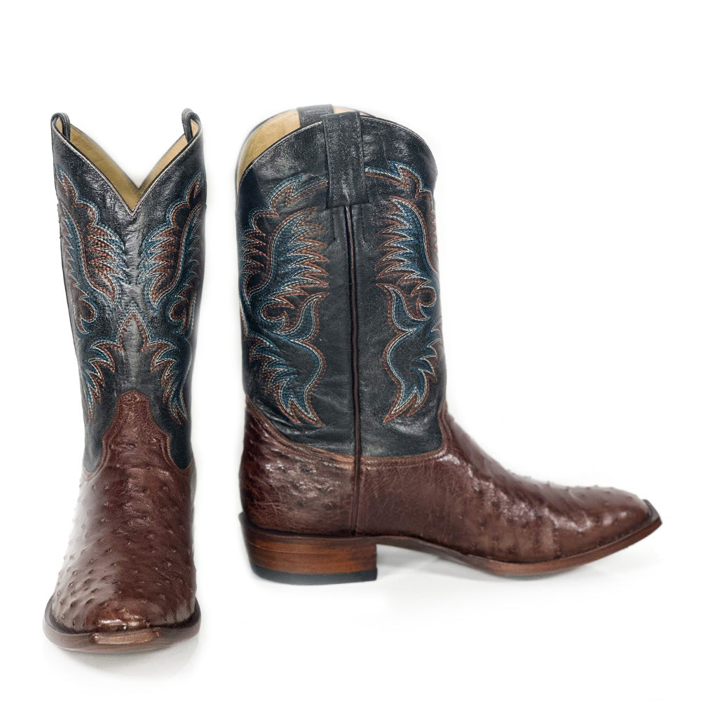 amaru ostrich boot interior