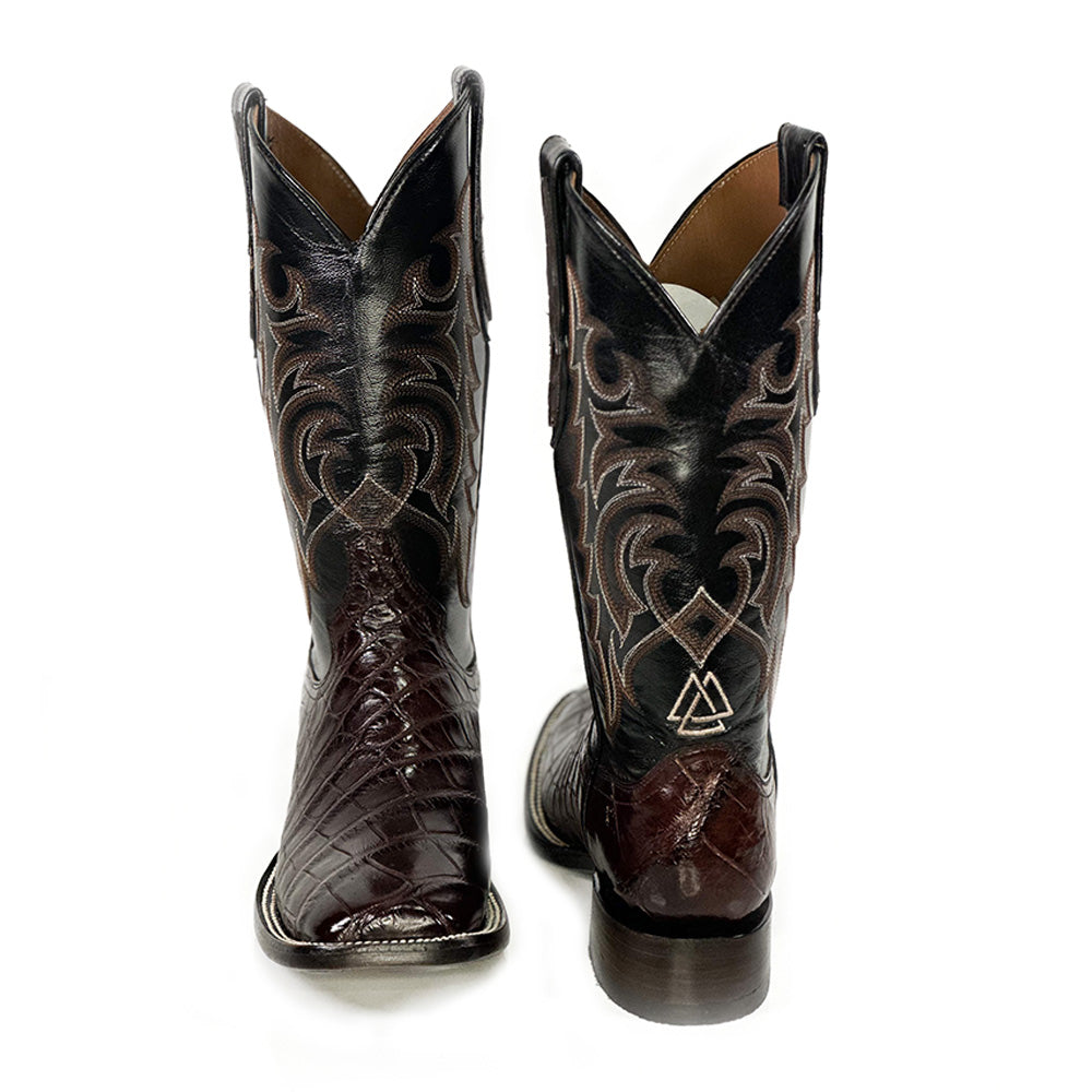 American Alligator Black Cherry Boot