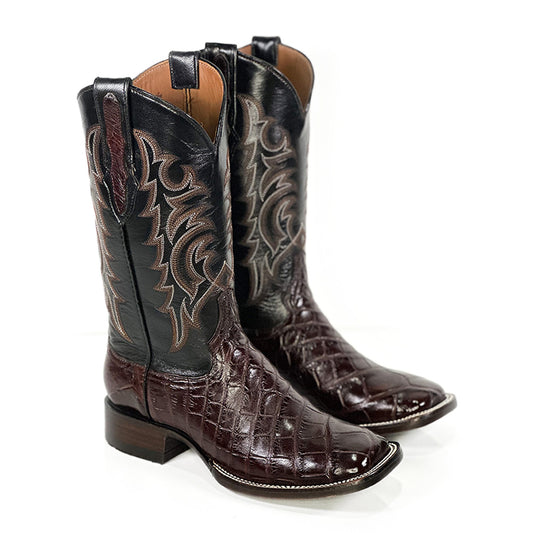 American Alligator Black Cherry Boot