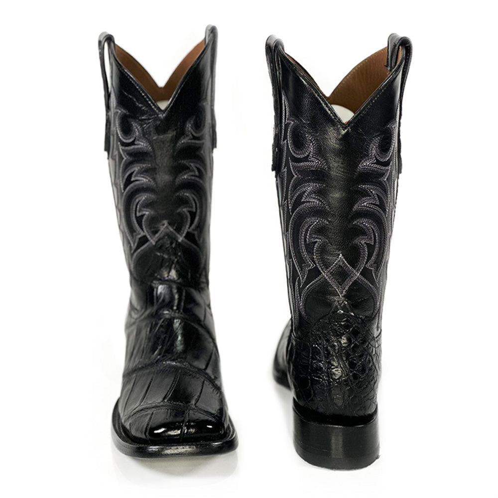 American Alligator Black Cool Boot