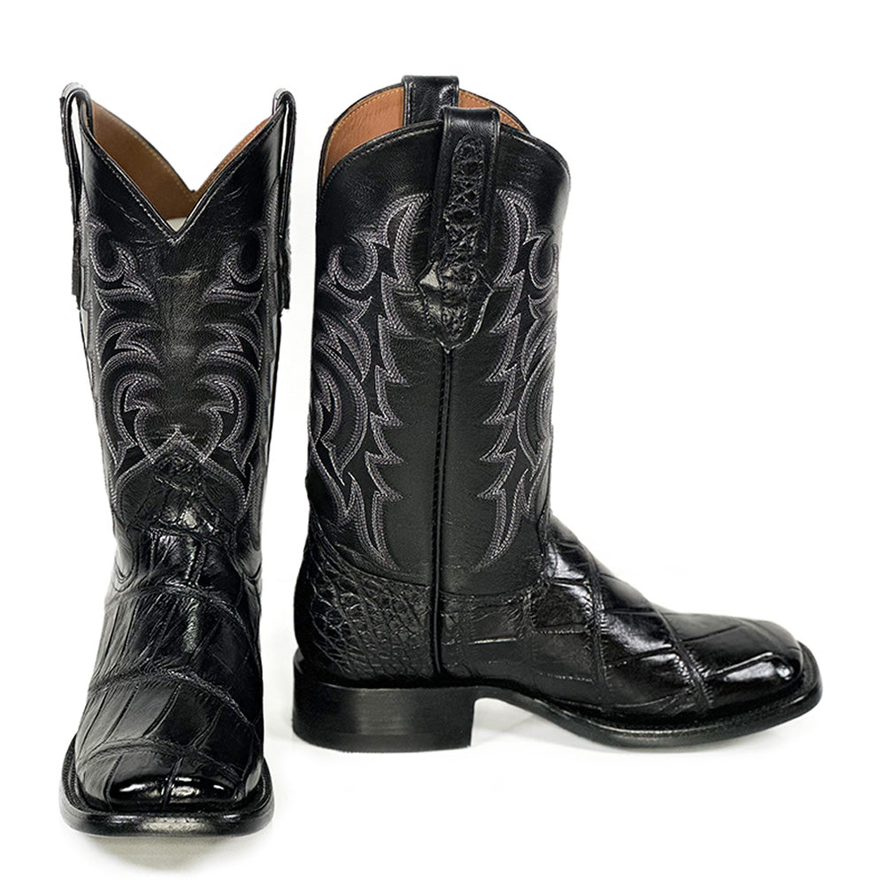 American Alligator Black Cool Boot