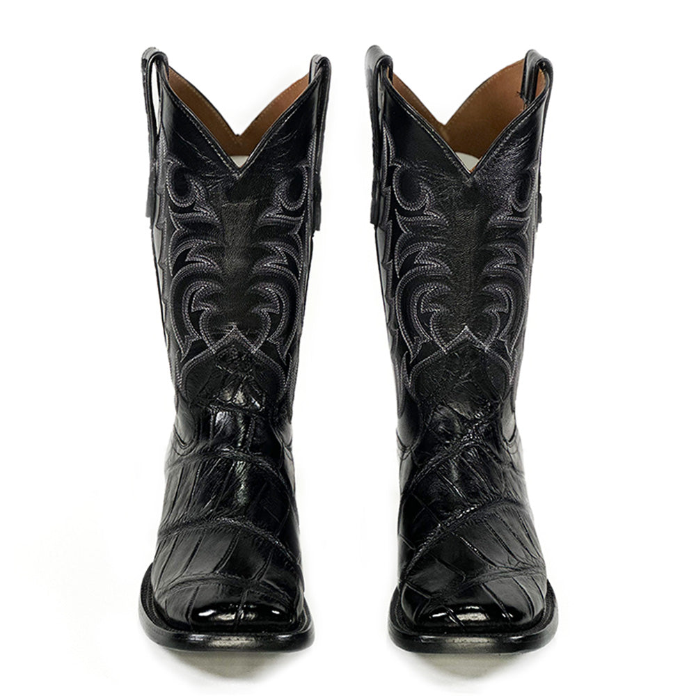American Alligator Black Cool Boot