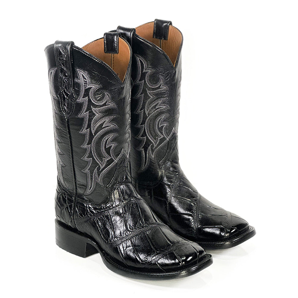 American Alligator Black Cool Boot
