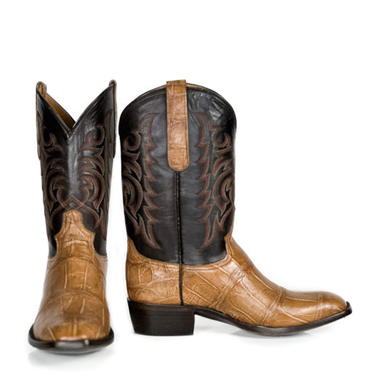 Alligator Caramel Stitch Boot