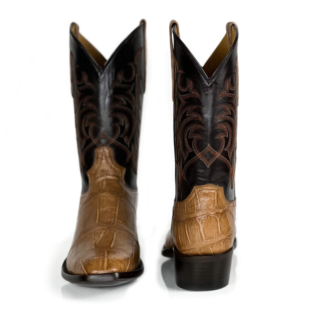 Alligator Caramel Stitch Boot