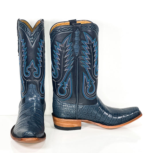 American Alligator Ferry Western Boots