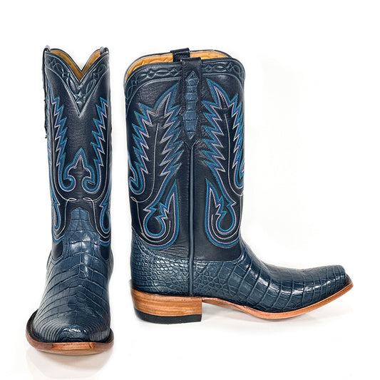 American Alligator Ferry Western Boots