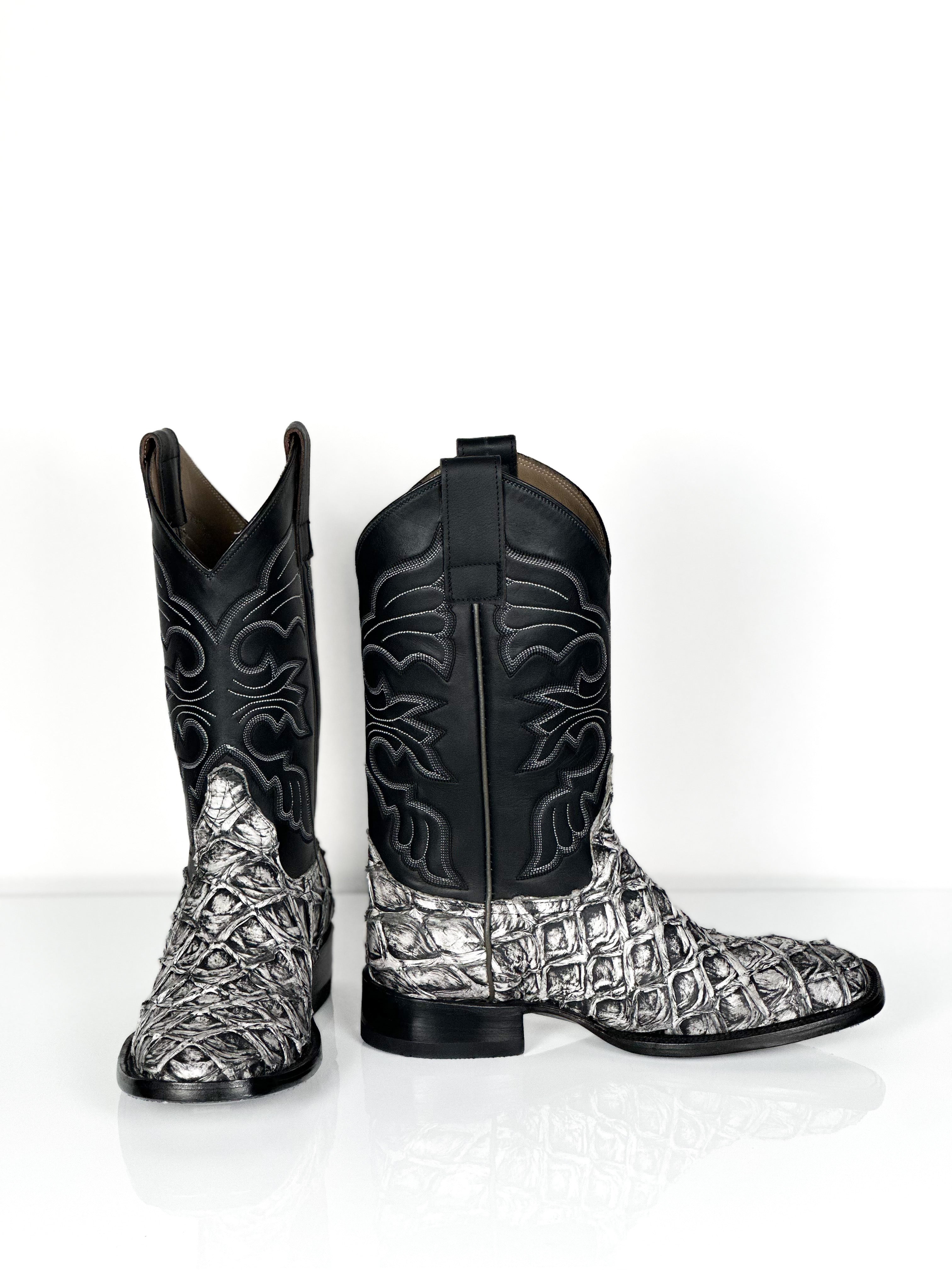 Pirarucu Fish-Web Gray Boots