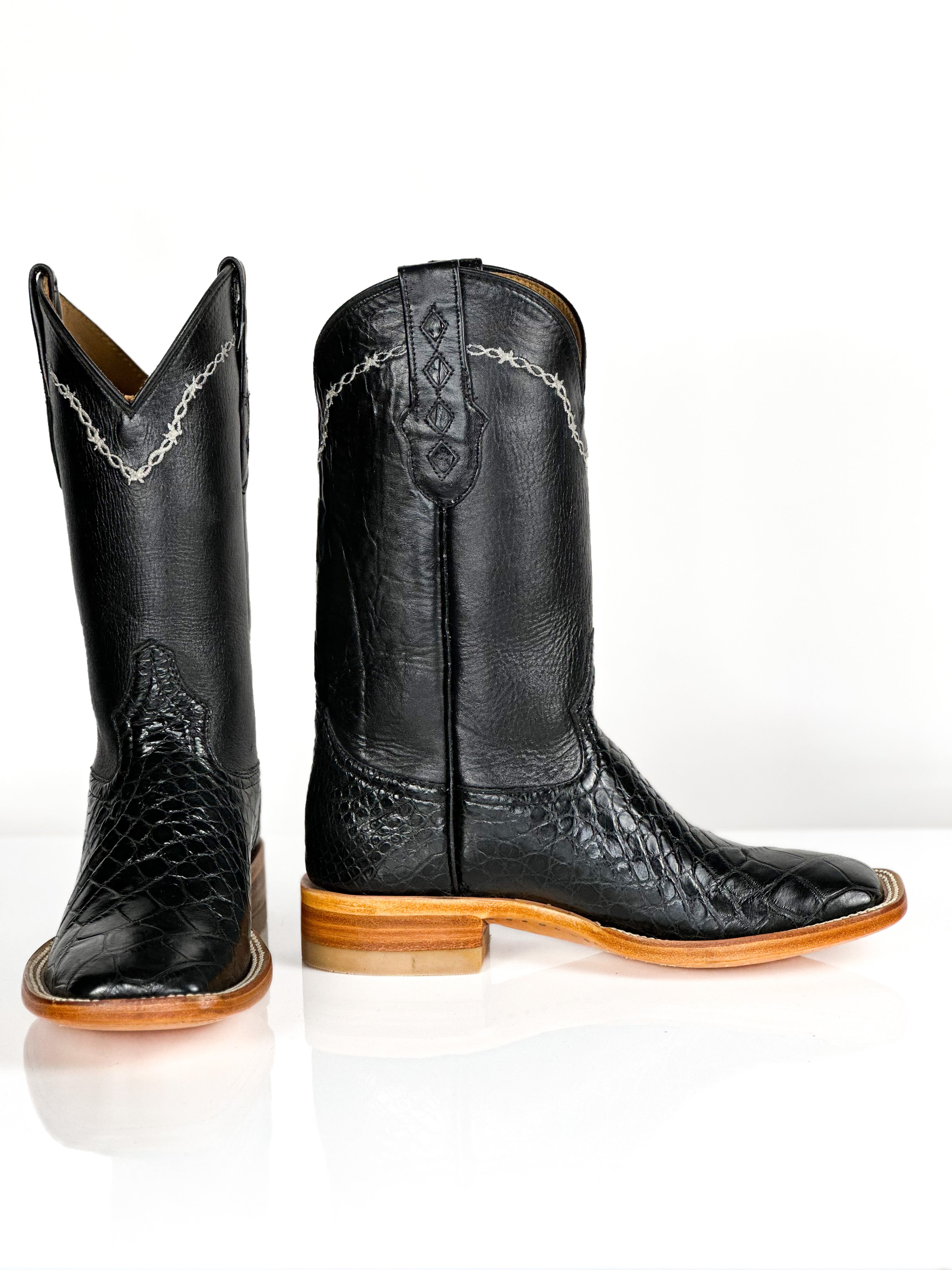 Midnight Gator Boots