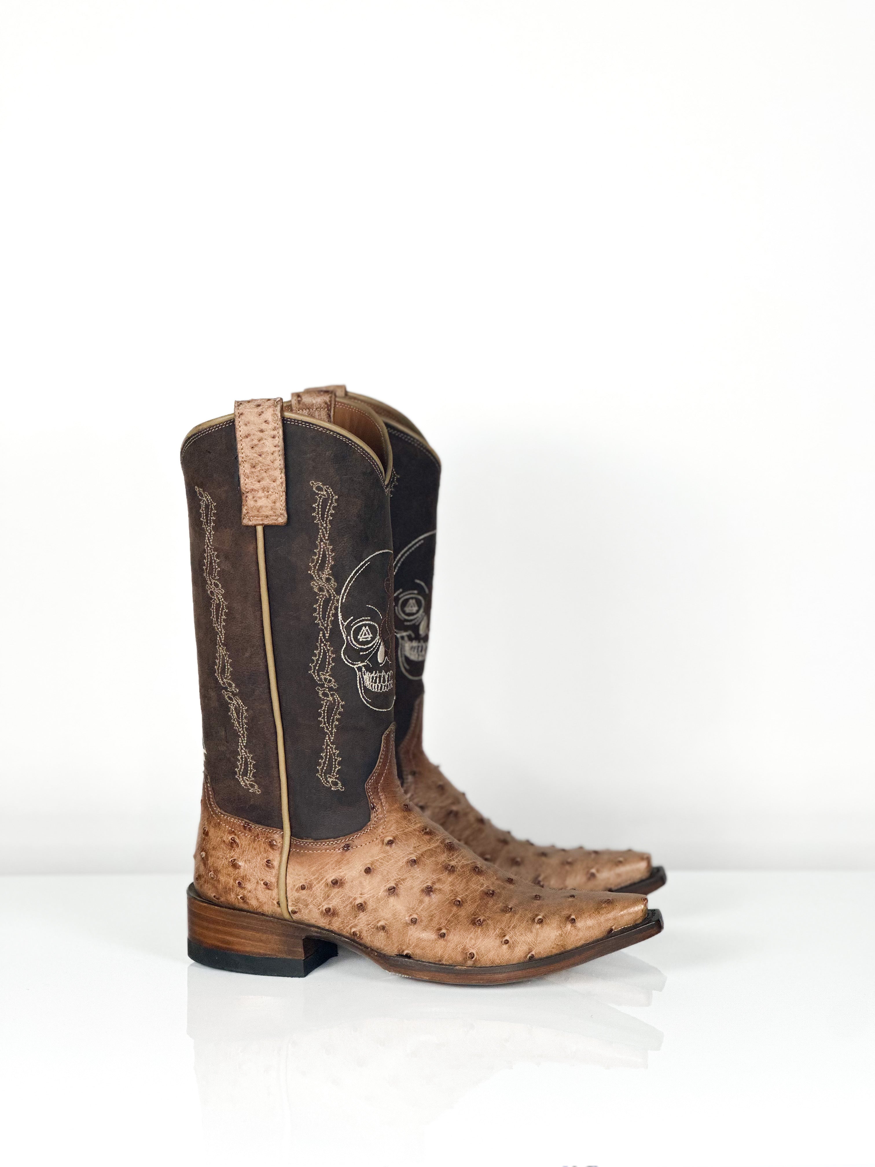 Tori Ostrich Boots