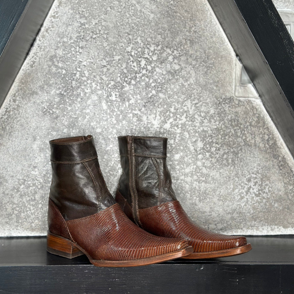 Brown Lizard Boots