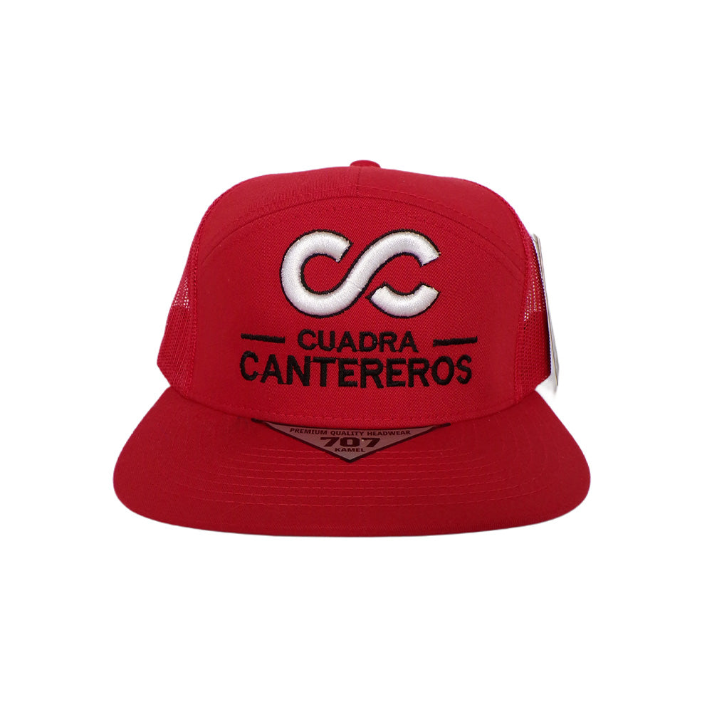 Red Trucker 707 Cap