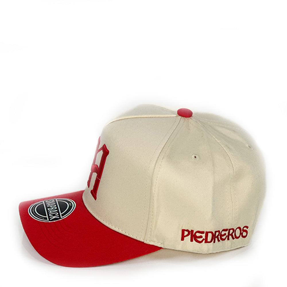 Capital H Logo Beige & Red Cap