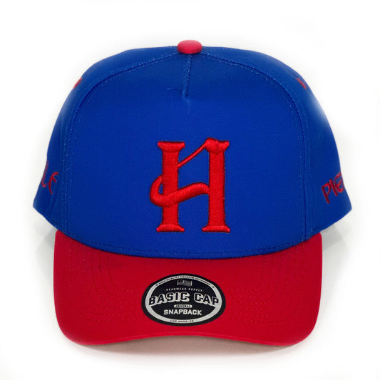 Capital H Logo Blue & Red Cap