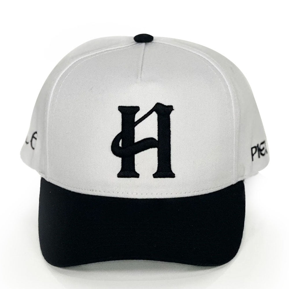 Capital H Logo White & Black Cap