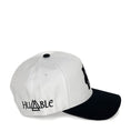 Load image into Gallery viewer, Capital H Logo White & Black Cap
