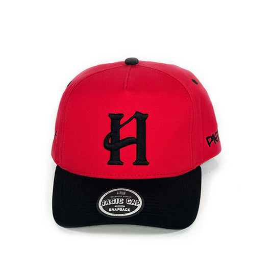 Capital H Logo Black & Red Cap