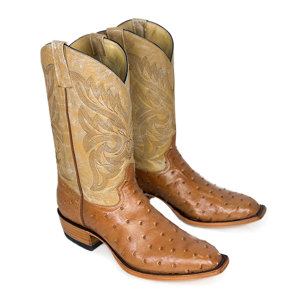 Crown Ostrich Boot