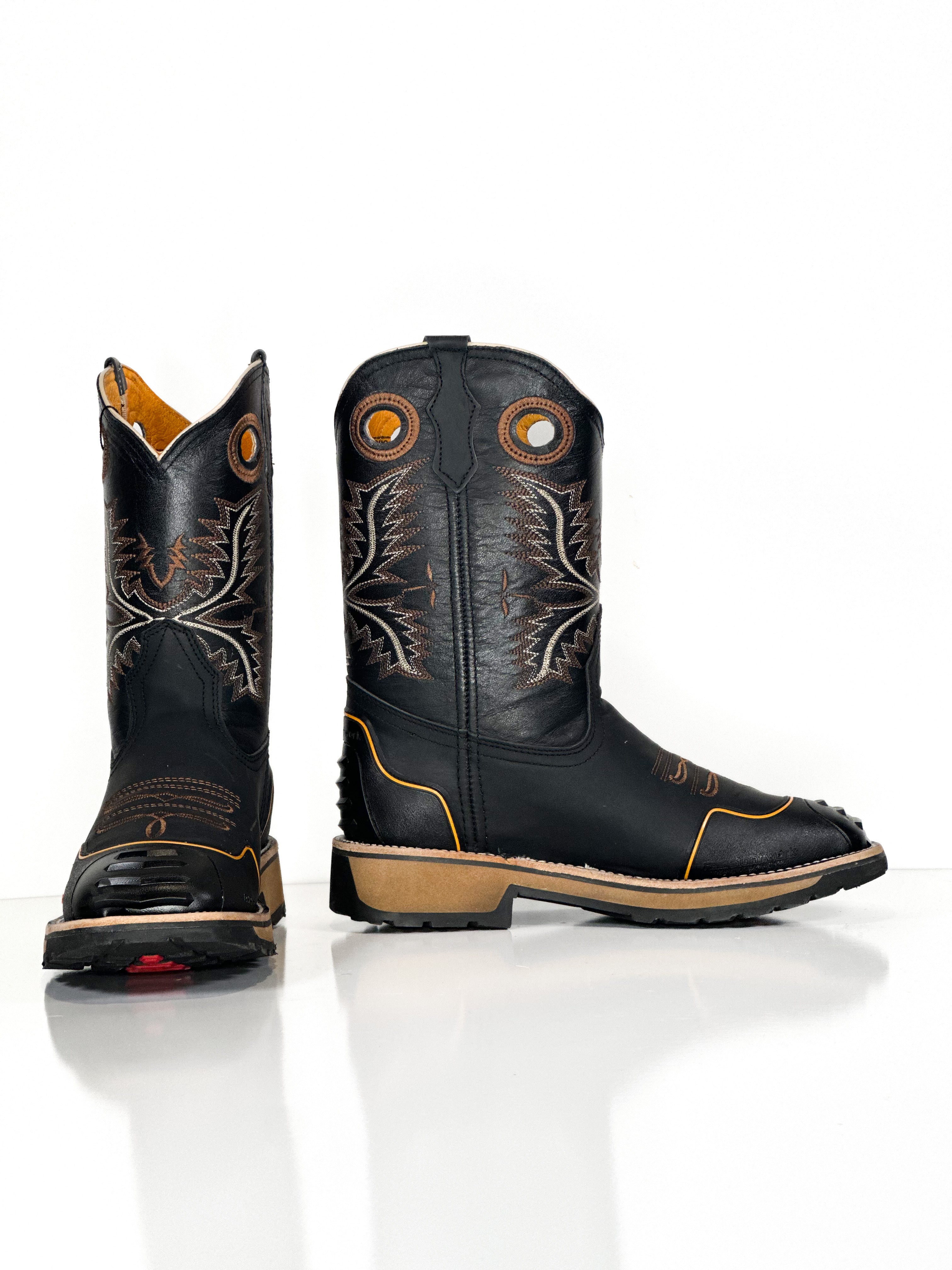 Composite toe work boot Black