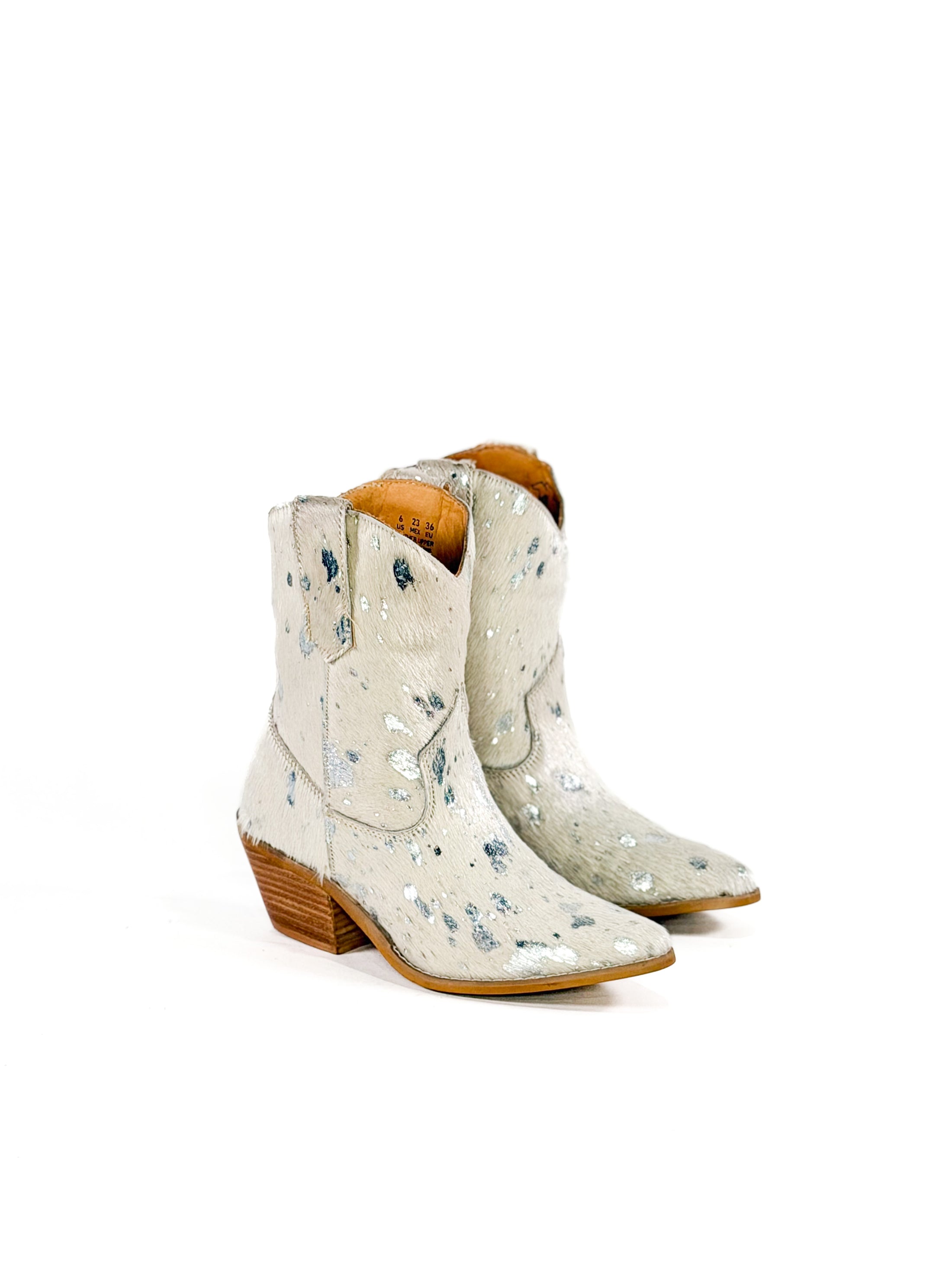 Sand Marble Ankle Booties