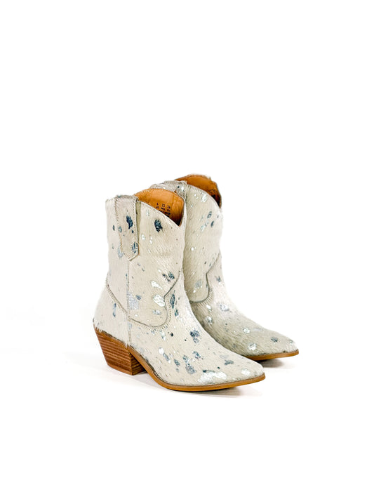 Sand Marble Ankle Booties