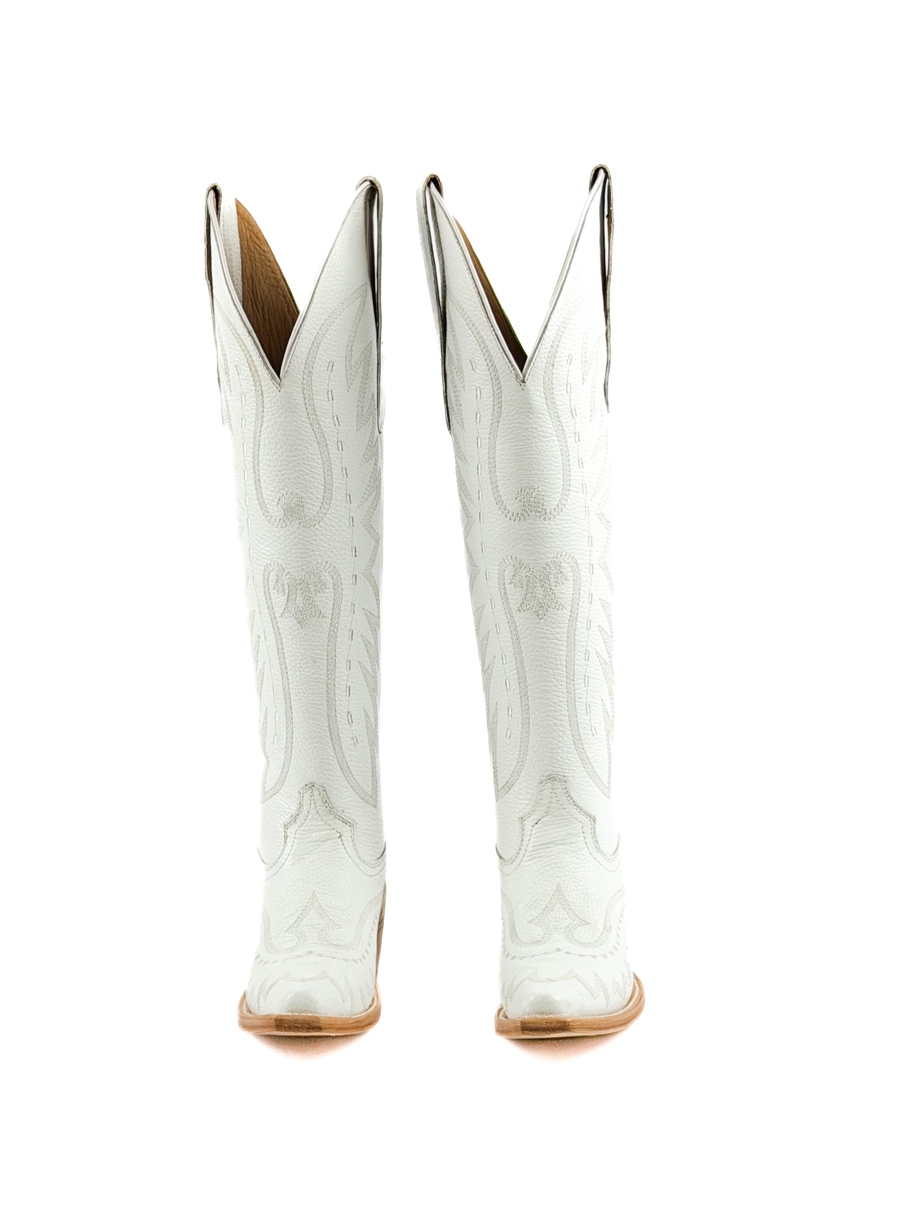 Renata White Boots
