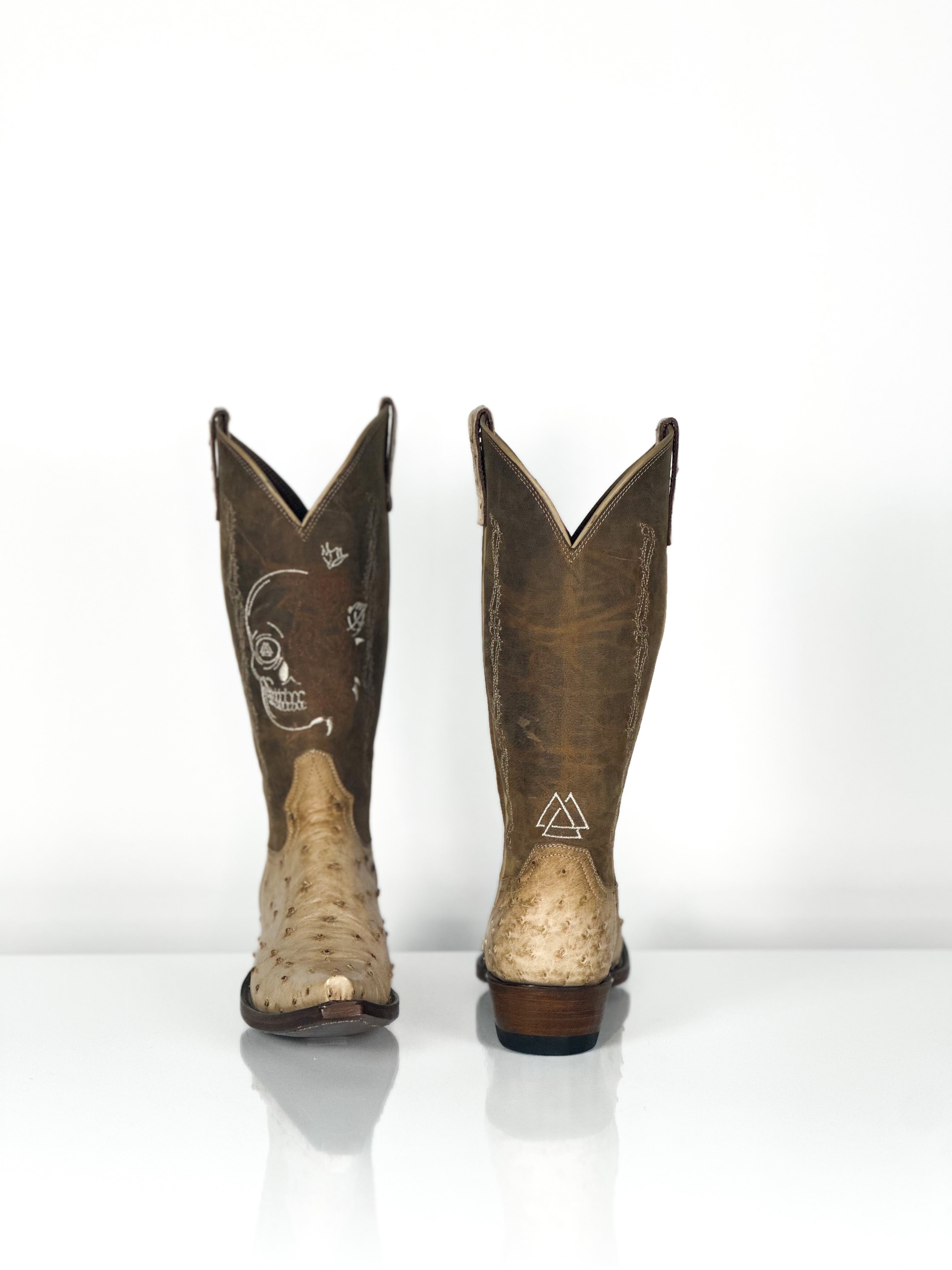 Monroe Ostrich Boots