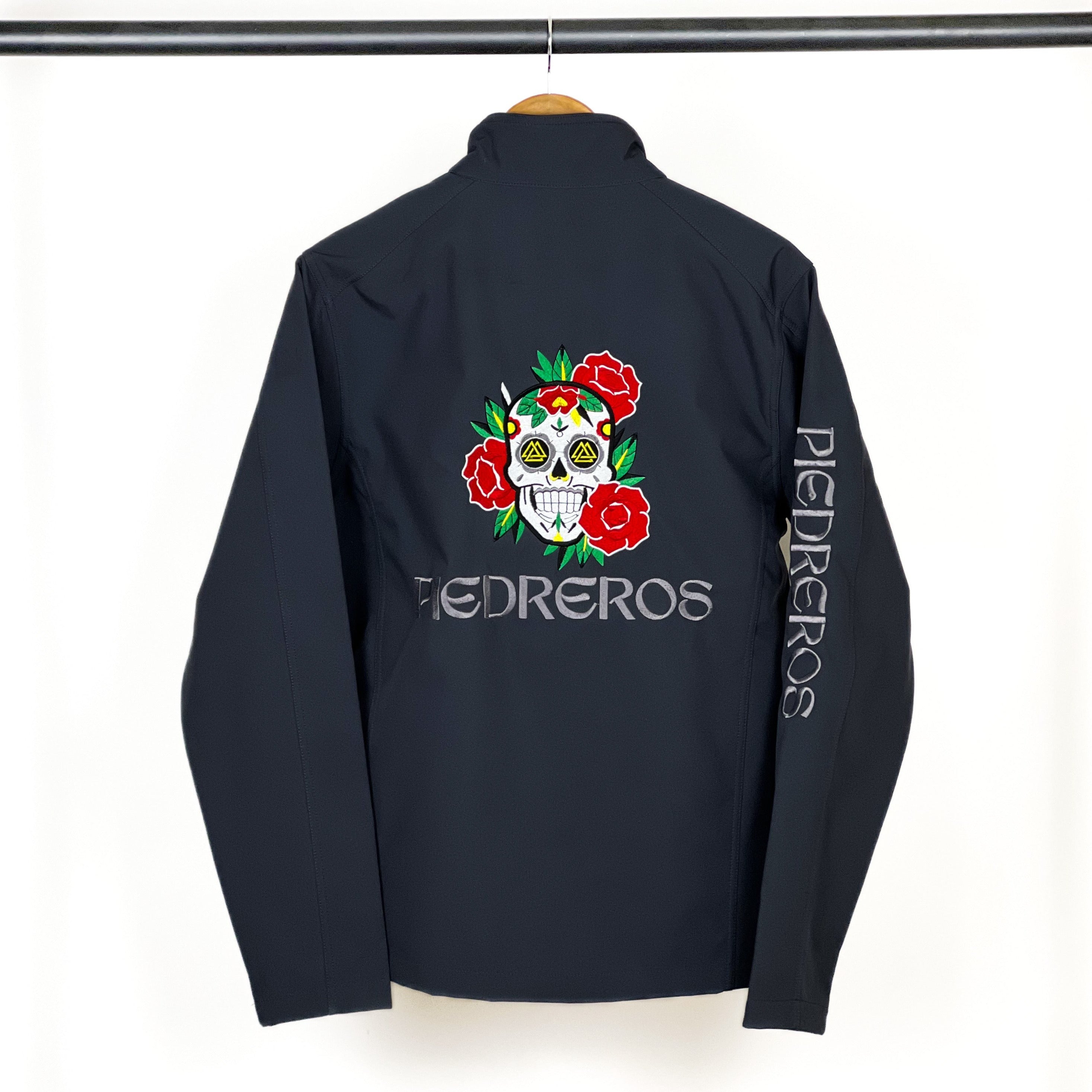 EMBROIDERED SKULL MEN'S LOGO JACKET