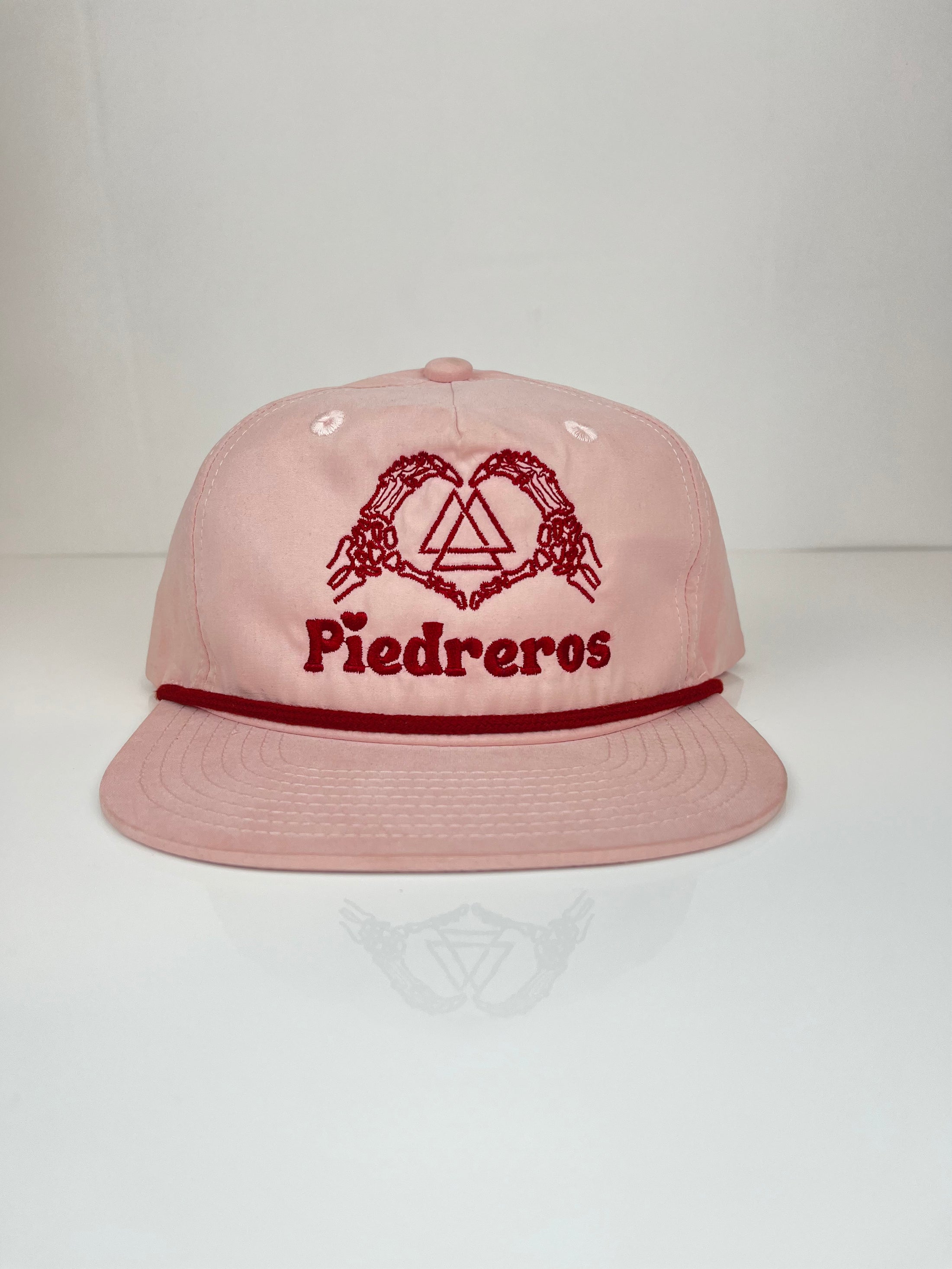 Hat - Pink Suede