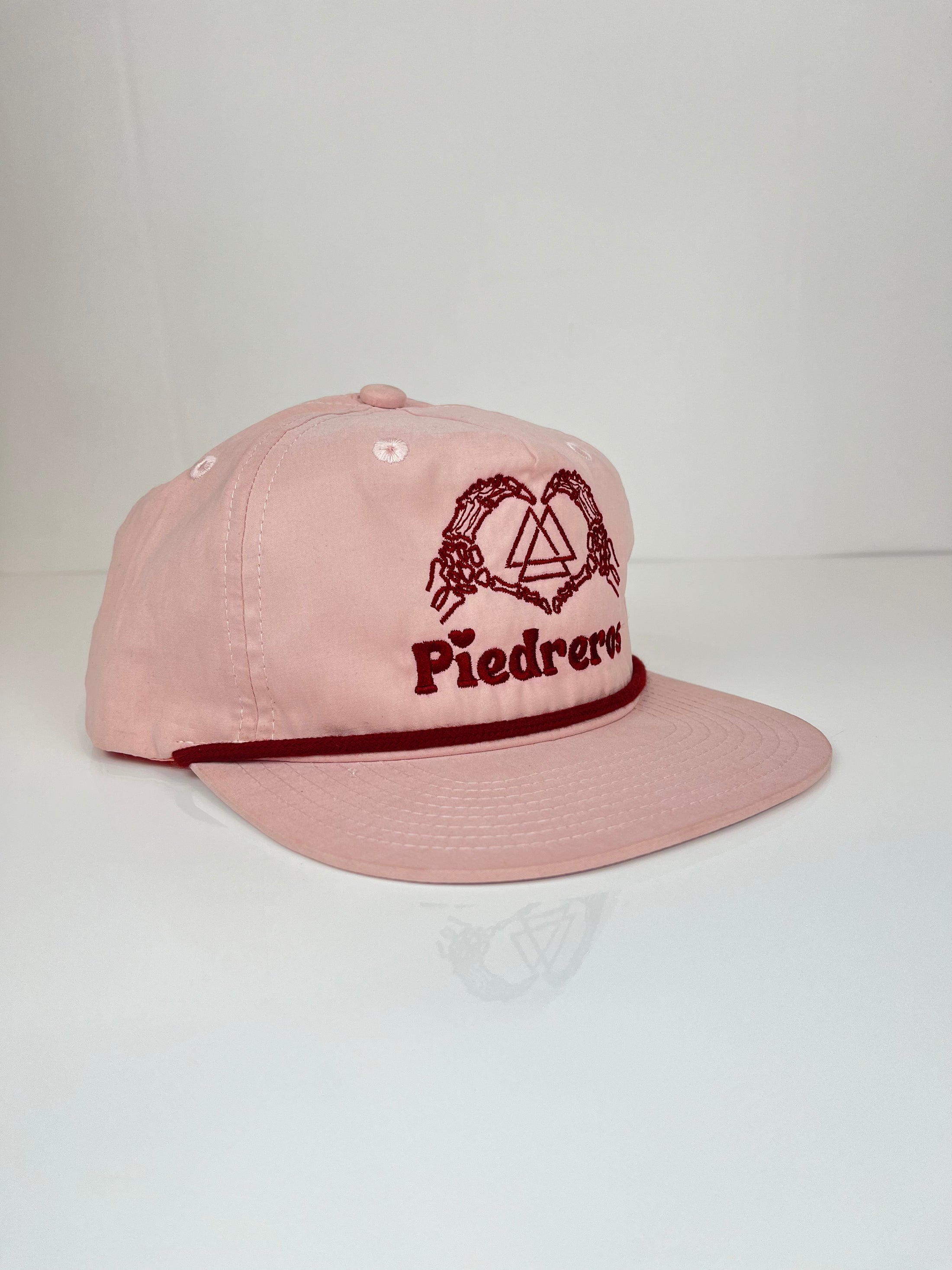 Hat - Pink Suede