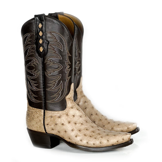 Gardenia Ostrich Boot