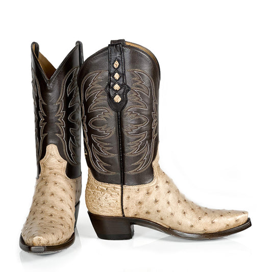 Gardenia Ostrich Boot