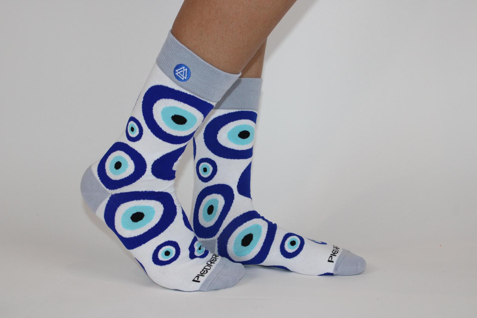 Blue Turkish Eyes Socks
