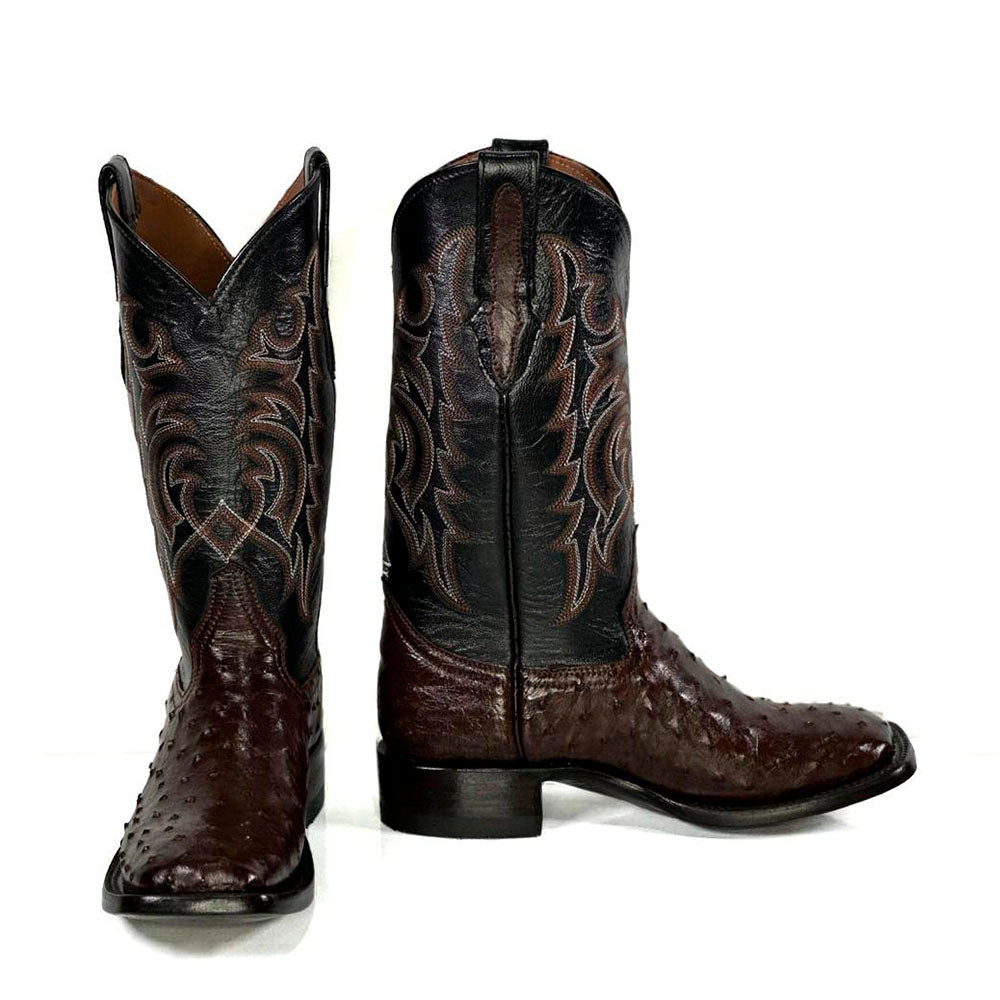 bota flamas medianoche posterior e interior