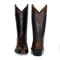 Load image into Gallery viewer, Ostrich Buck Brown Boot
