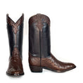 Load image into Gallery viewer, Ostrich Buck Brown Boot
