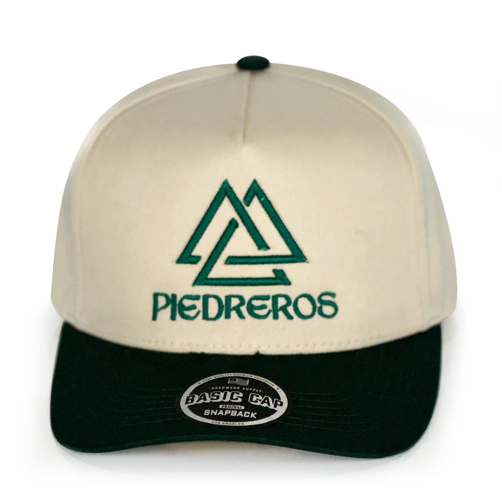 Piedreros Green Brand Cap
