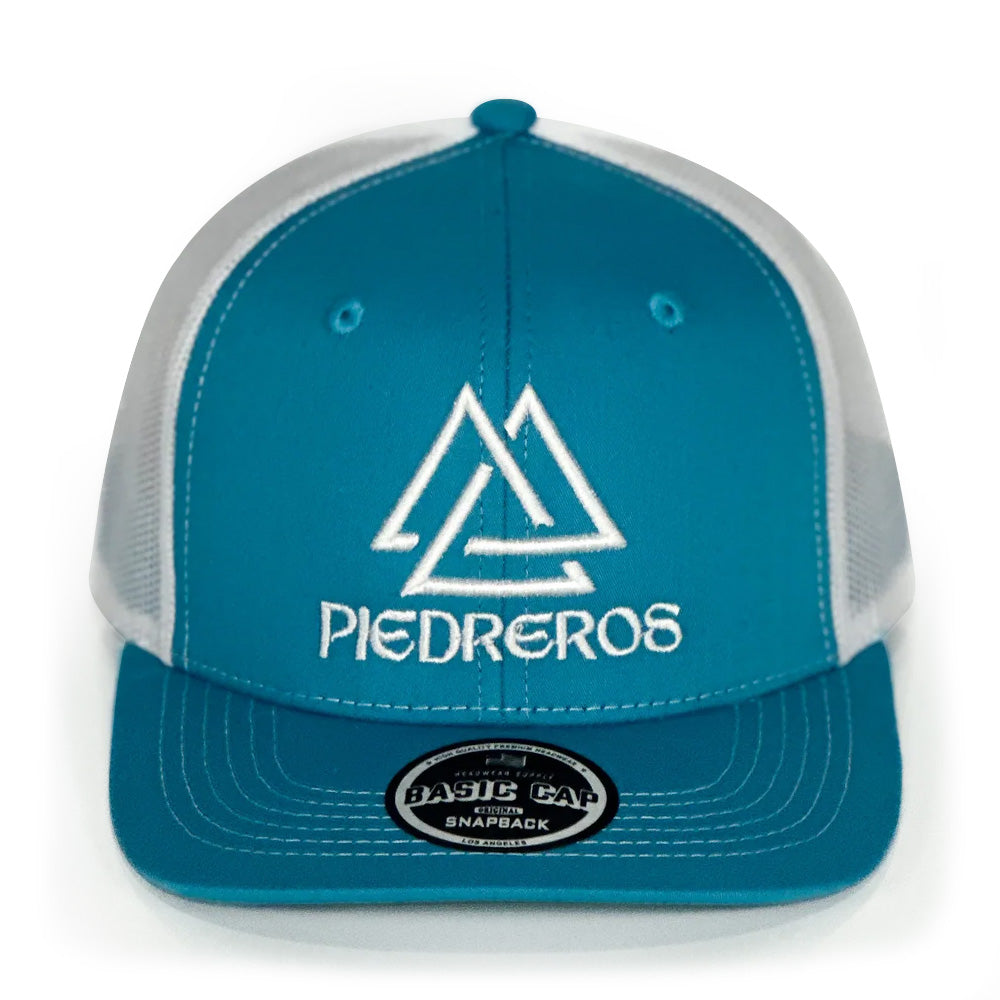 Piedreros Snapback Aqua Cap