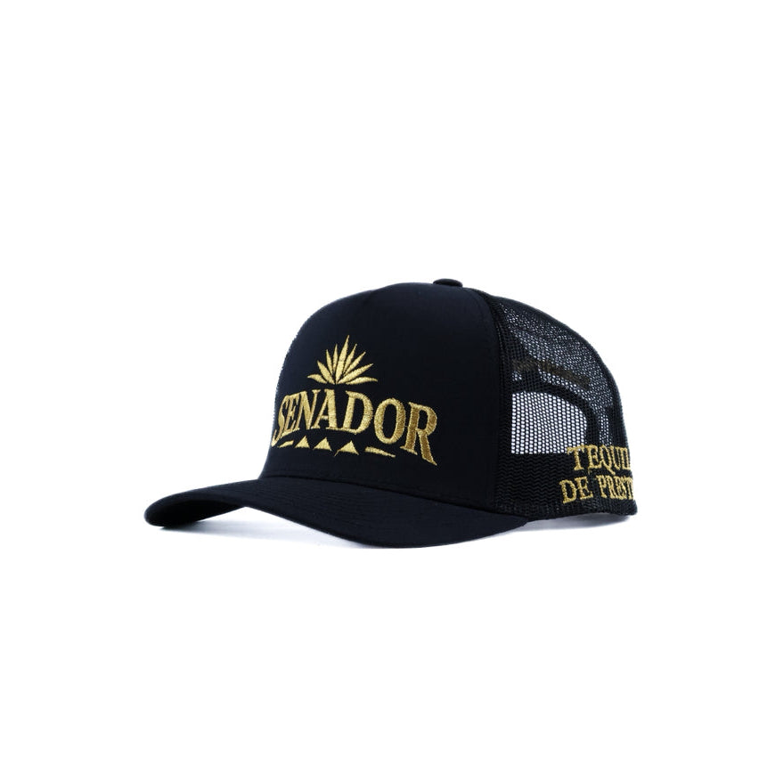 Black mesh Cap with tequila senador logo